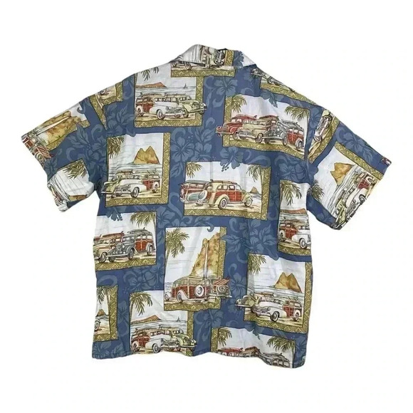 MATT RIDER HAWAIIAN SHIRT MEN'S S - LAGUNA BEACH, CALIFORNIA - MADE IN USA Cars - Picture 5 of 13
